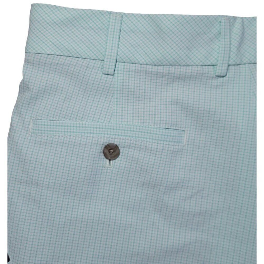Walter‎ Hagen Shorts Men Size 36 Seersucker Golf Gripper Stretch Waistband Green - Picture 5 of 11